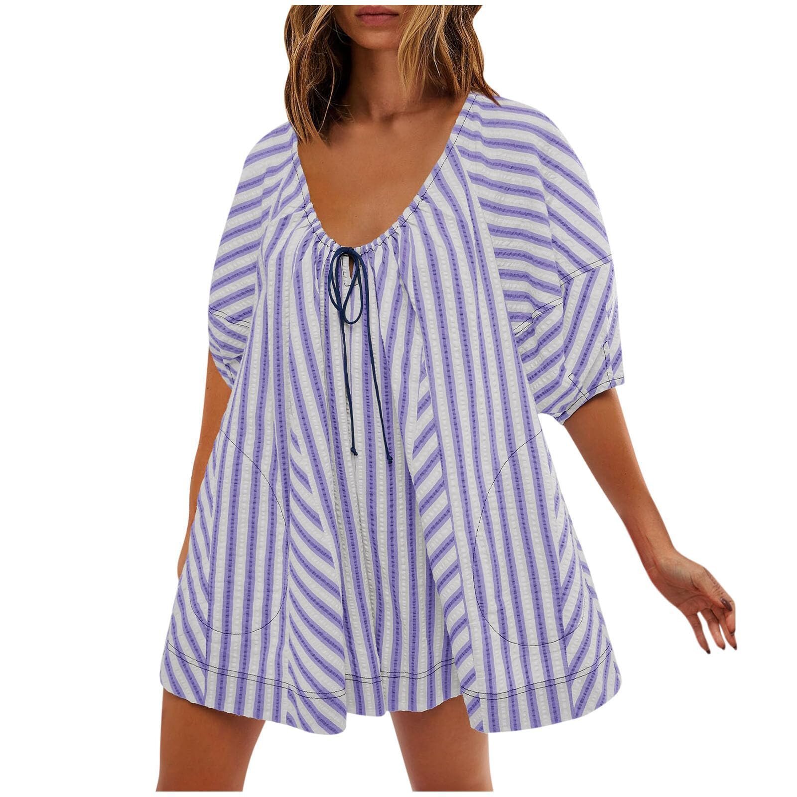 Puff Sleeve Romper (Buy 2 Free Shipping)