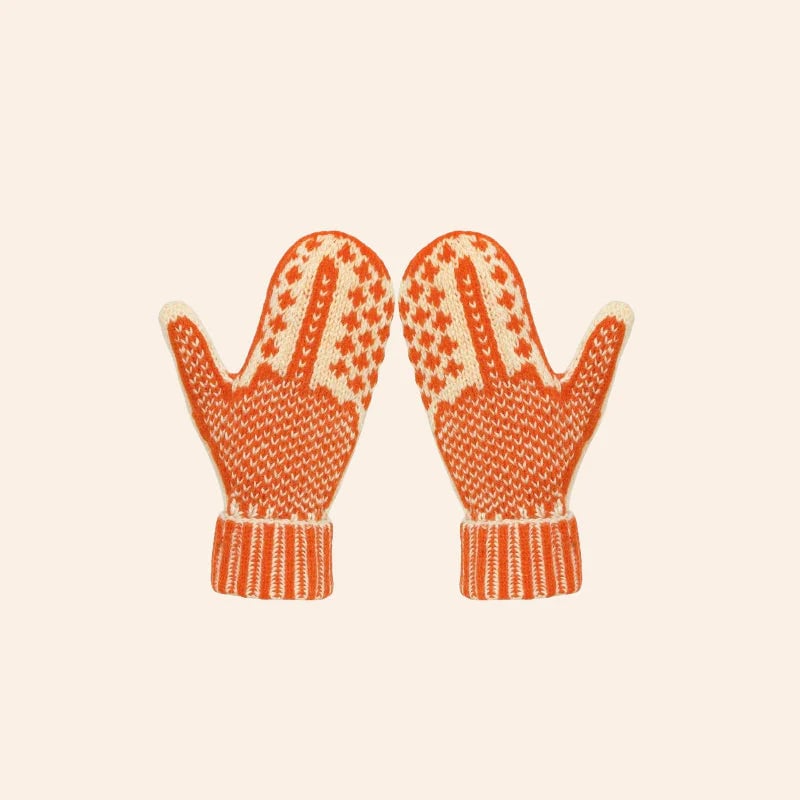 🔥LAST DAY 50% OFF - The "Naughty List" Mittens | Cozy Knit with a Hidden Attitude🖕✨
