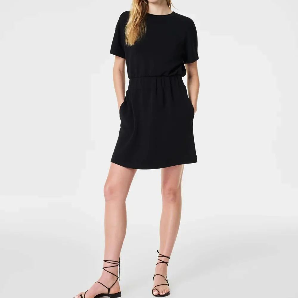 AirEssentials Cinched T-Shirt Dress (Buy 2 Free Shipping)