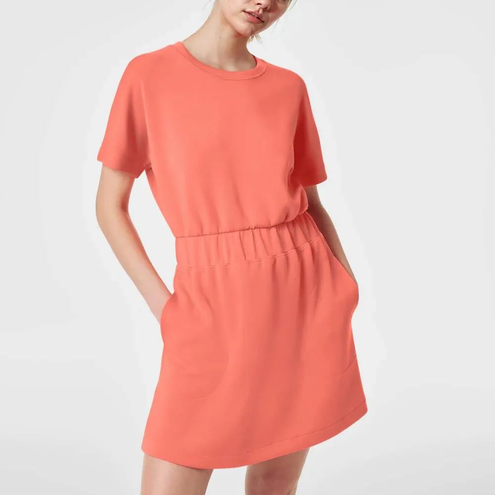 AirEssentials Cinched T-Shirt Dress (Buy 2 Free Shipping)