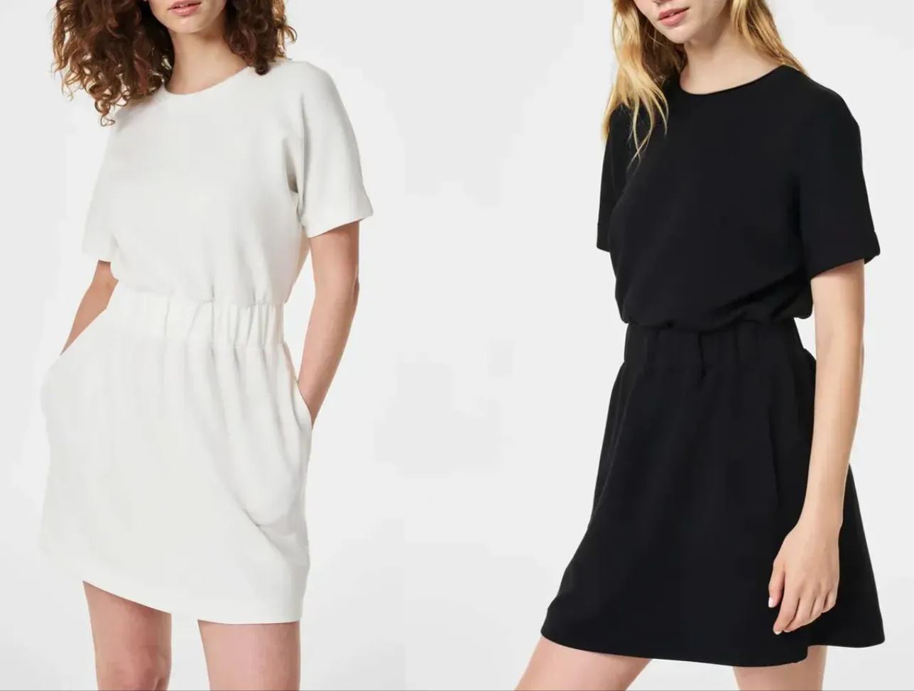 AirEssentials Cinched T-Shirt Dress (Buy 2 Free Shipping)