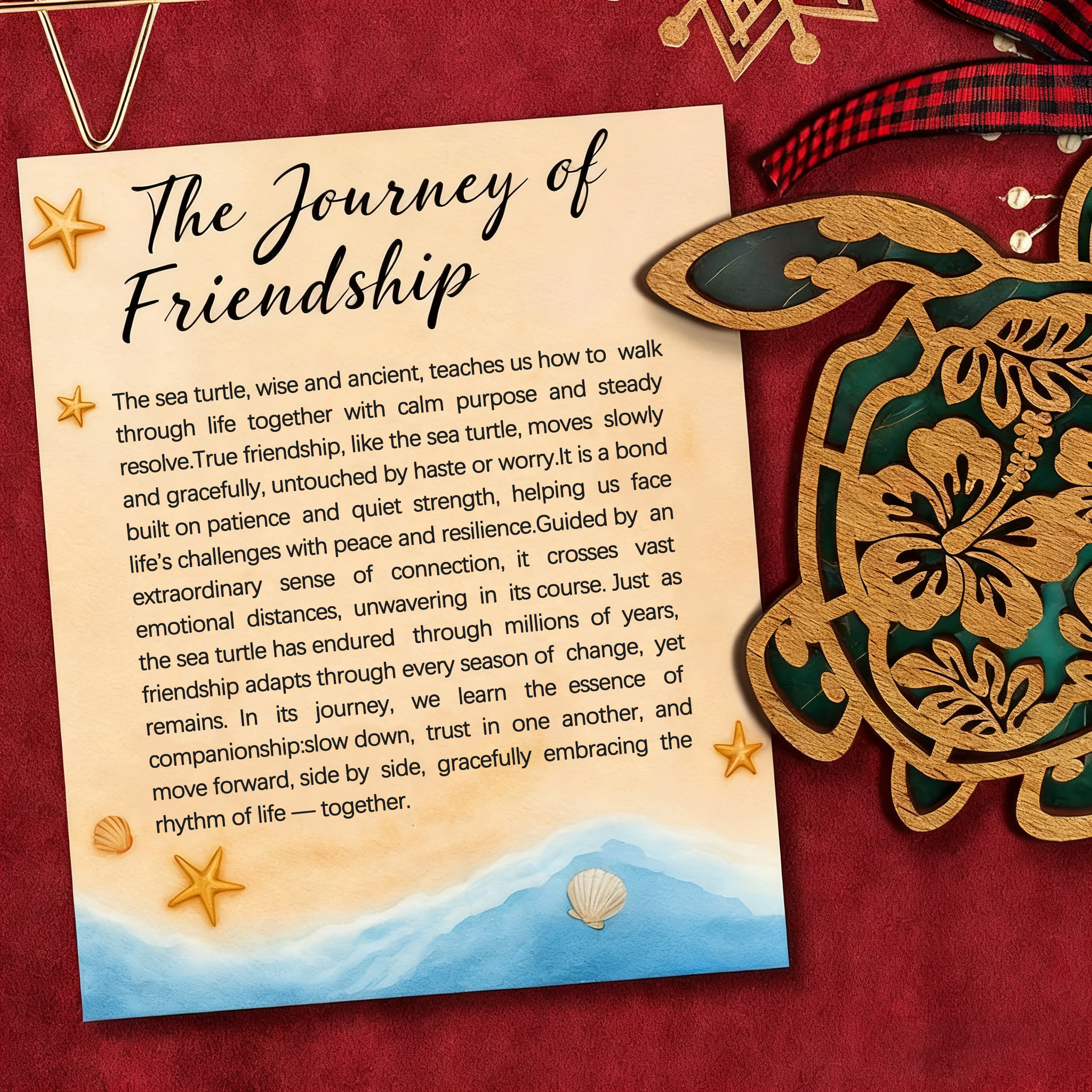 🔥HOT SALE 49% OFF - 🐢Friendship Sea Turtle Ornament