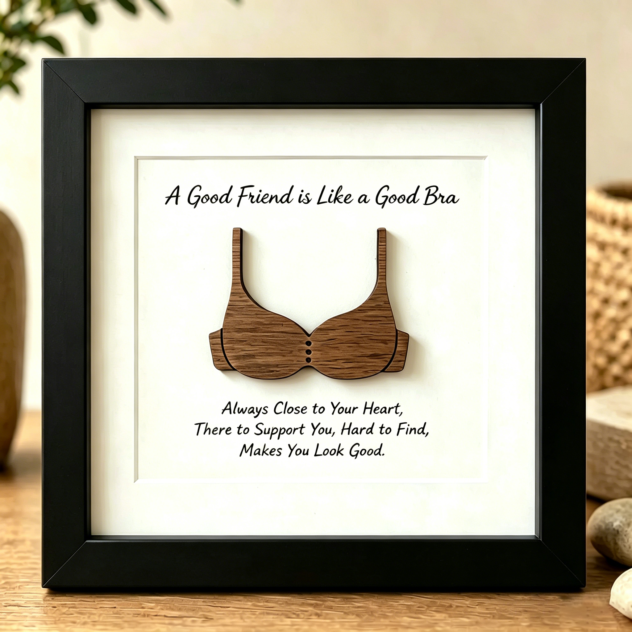 Funny Bra Friend Frame