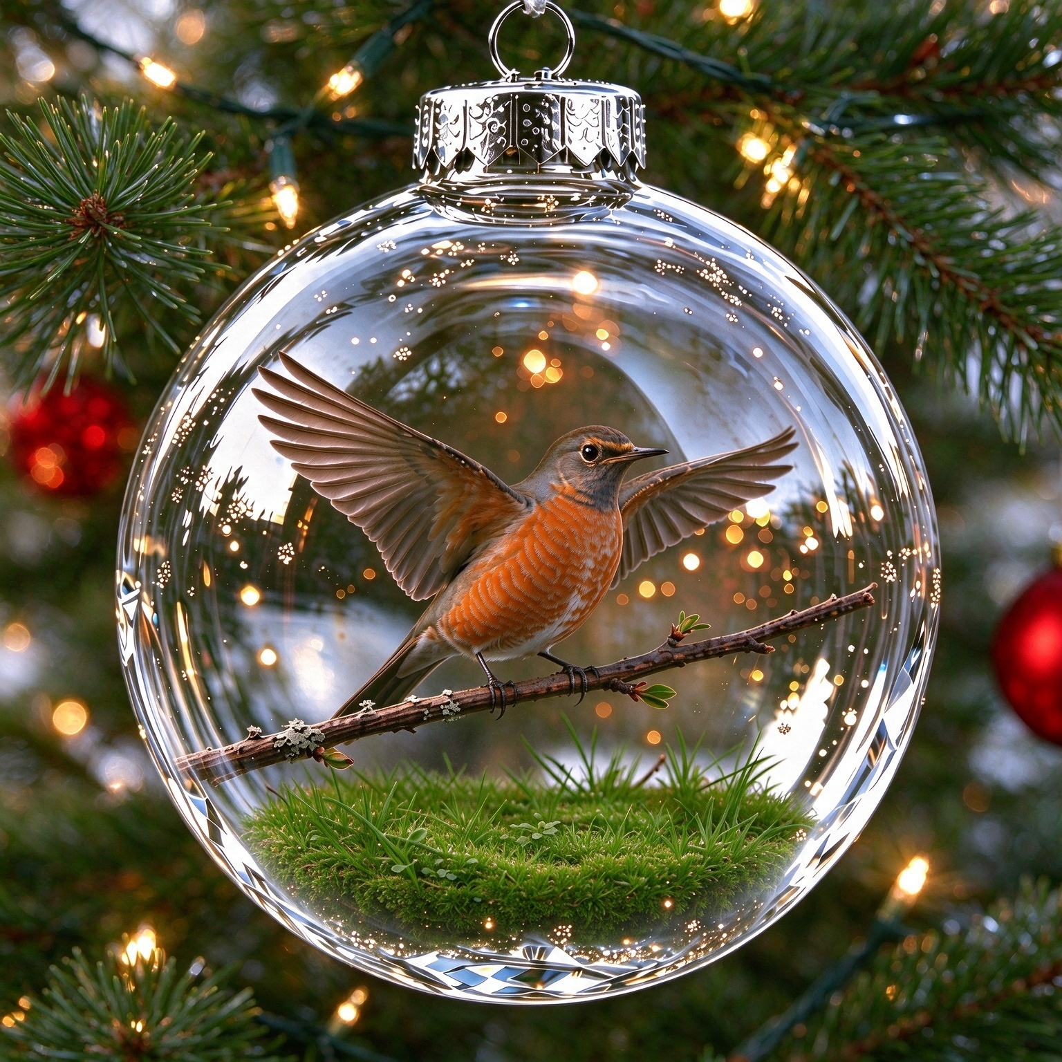 🍂Robin Garden Ornament