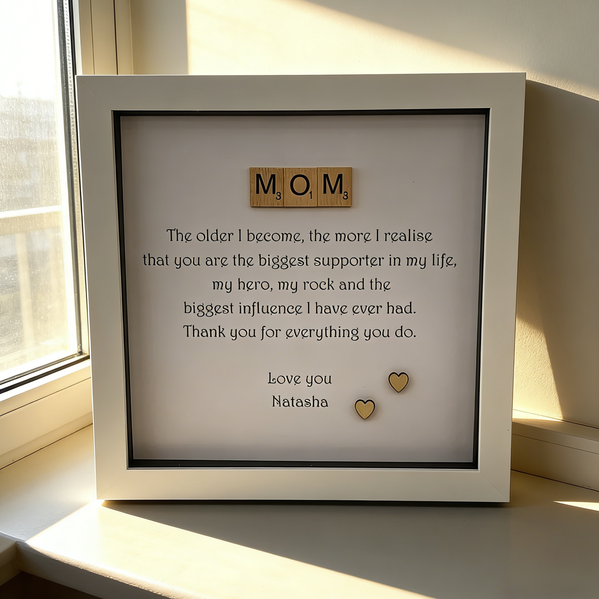 💖Personalized Mom Poem Framed Picture – 🎁Mother's Day Gift