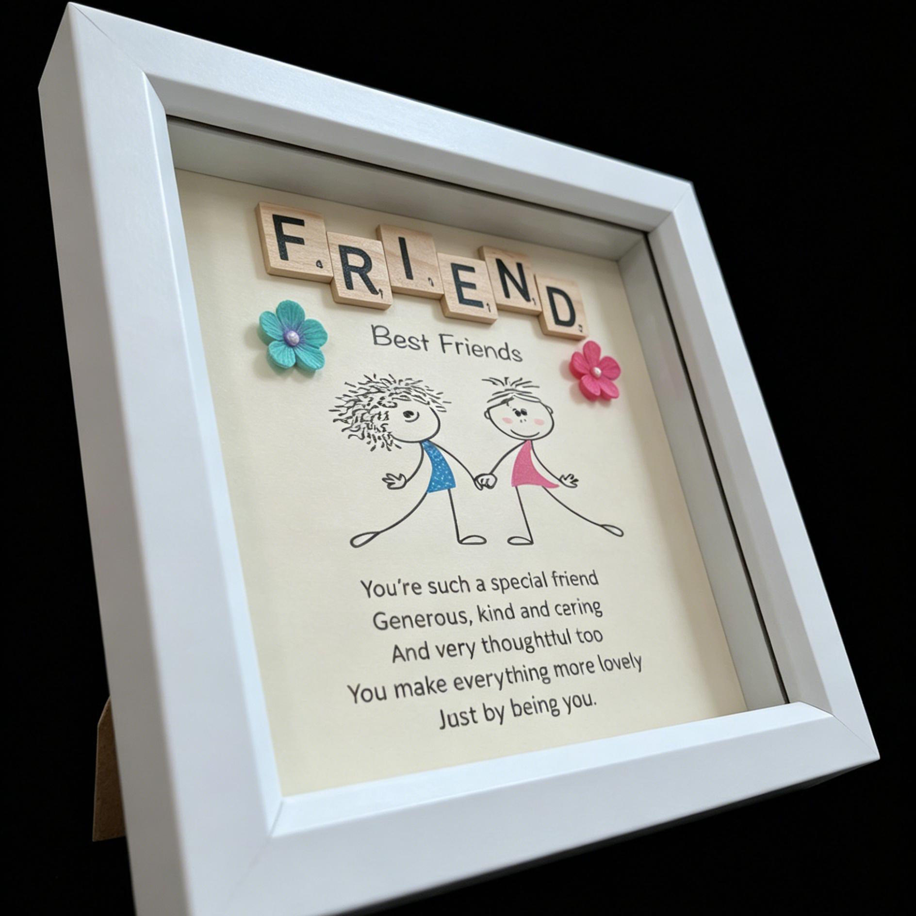 Best Friends Scrabble Frame