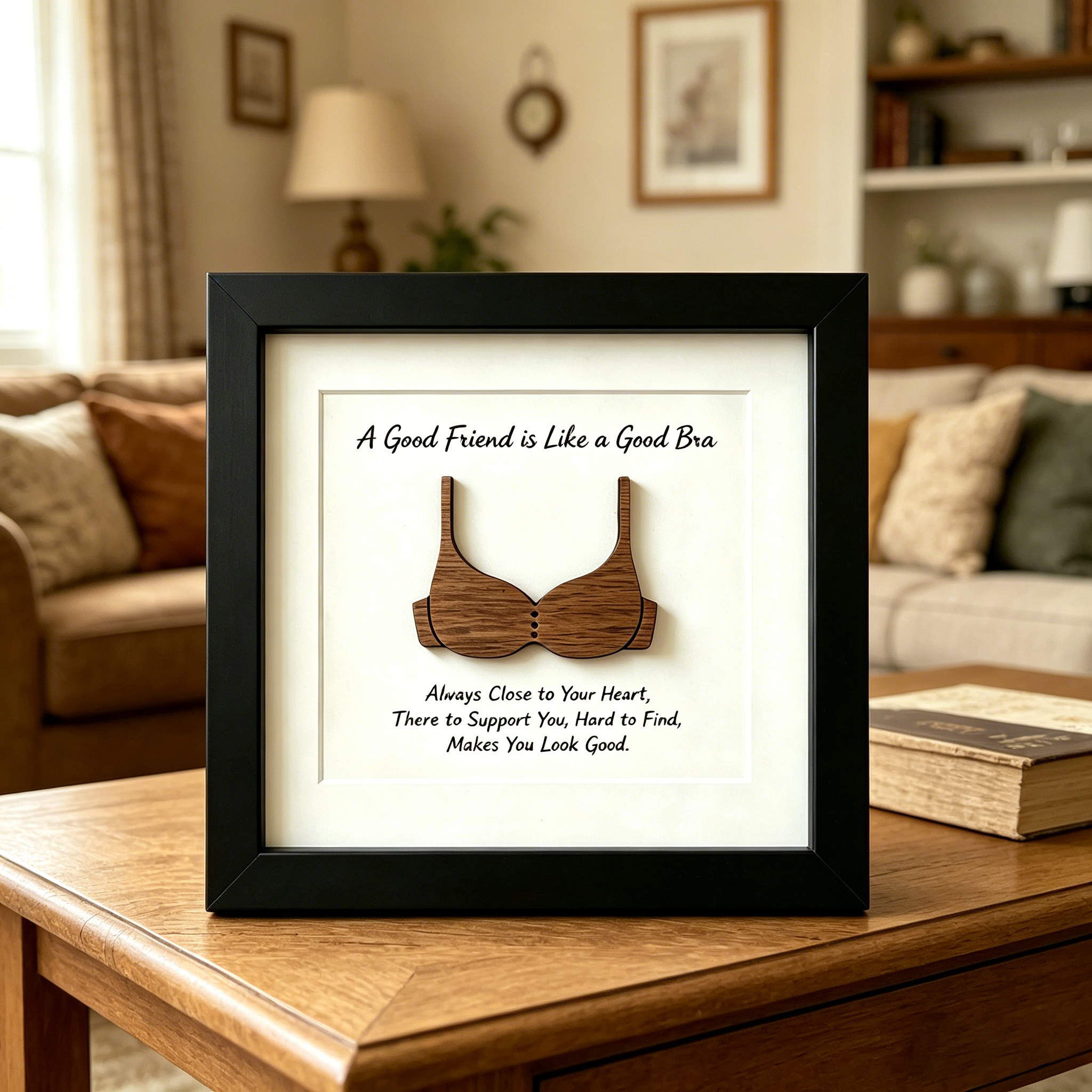 Funny Bra Friend Frame