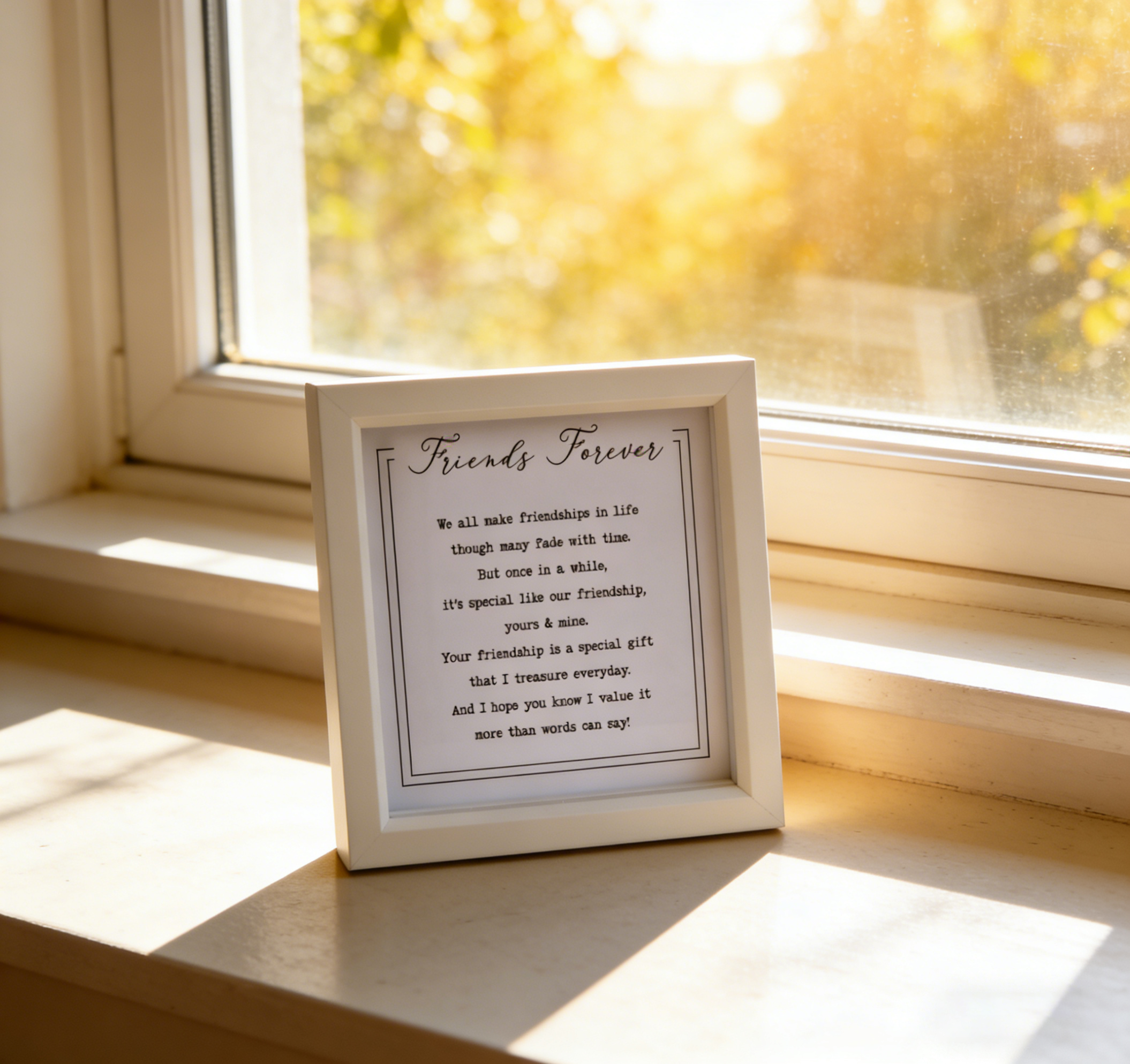 Friends forever frame