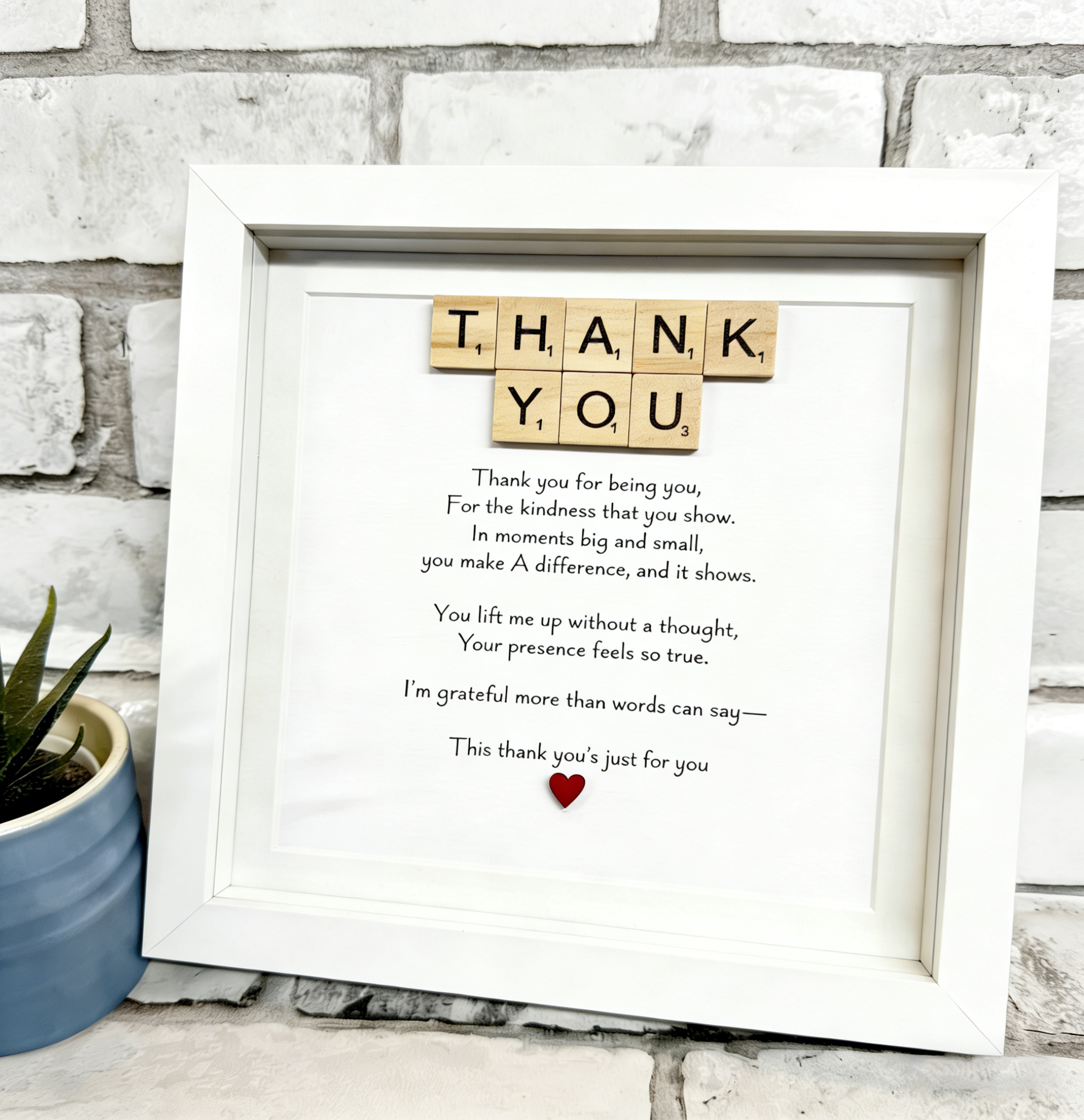 Thank You Frame – For a Dear Friend