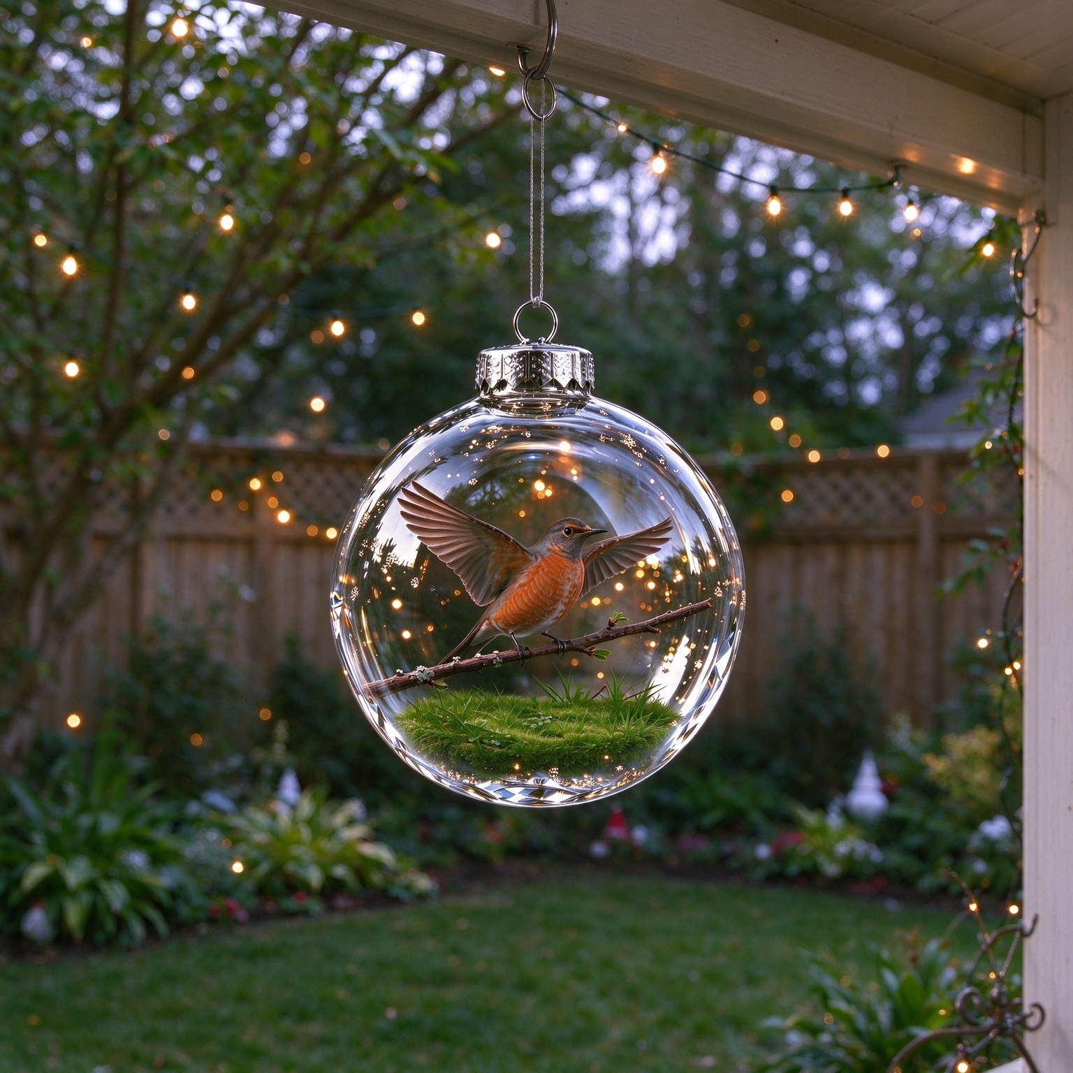🍂Robin Garden Ornament