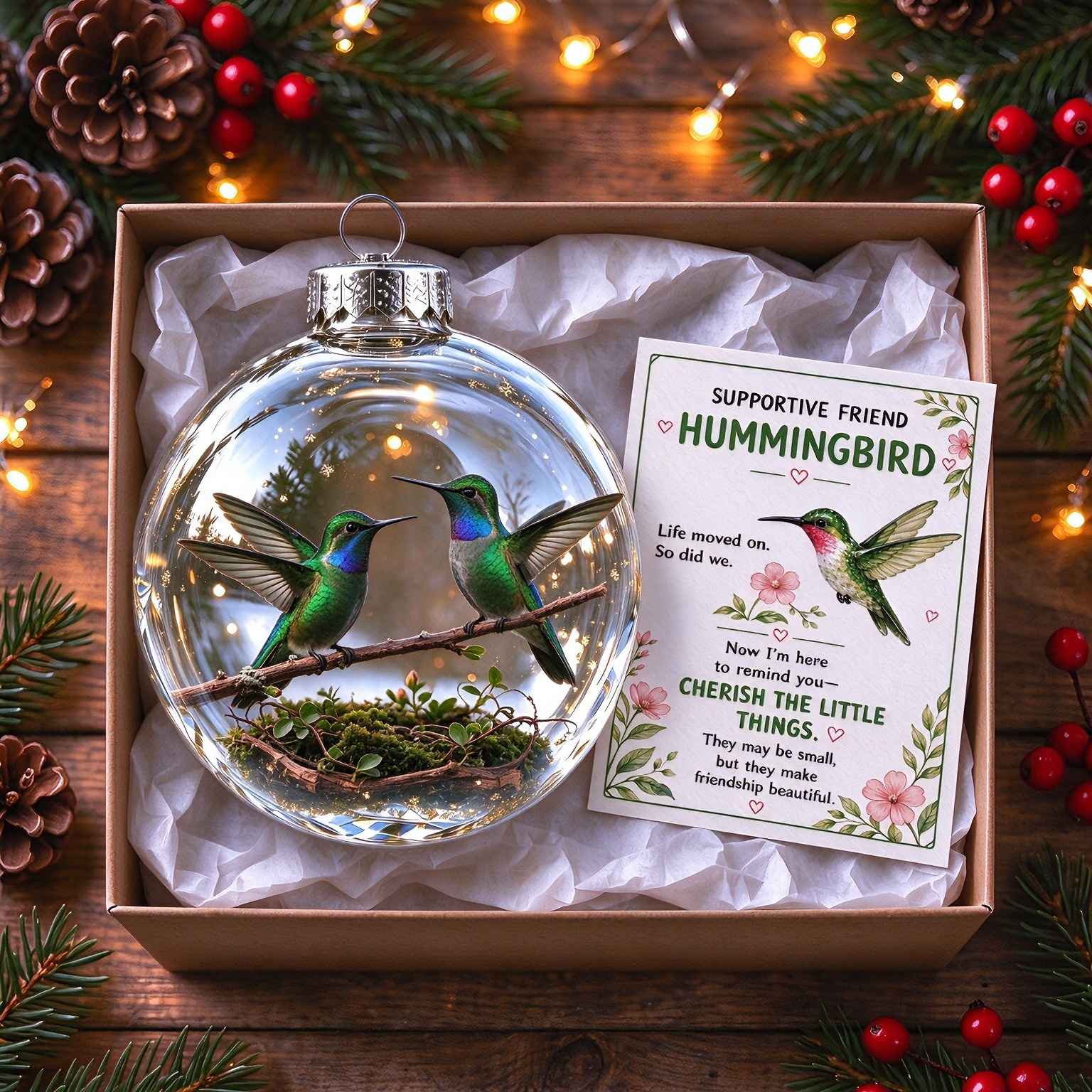 🔥HOT SALE 49% OFF -🦜Hummingbird Ornament Gift for Best Friend