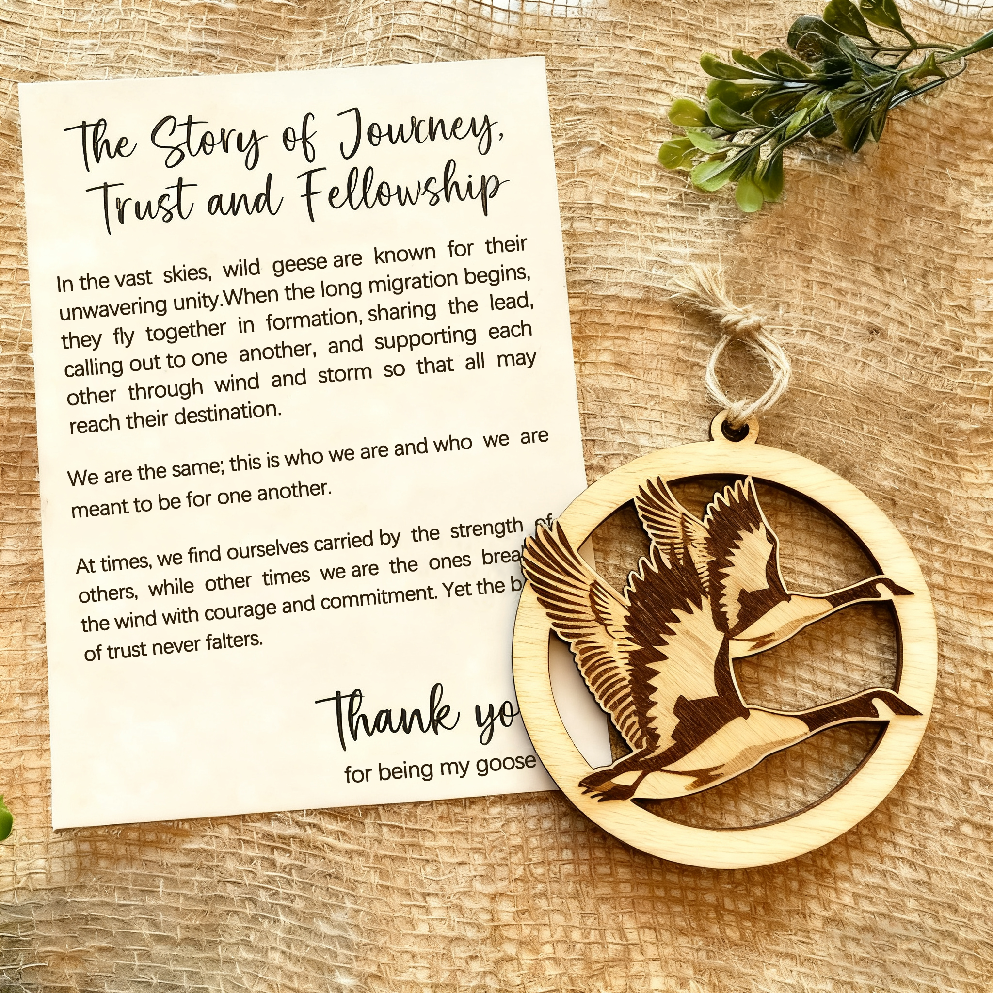 🔥HOT SALE 49% OFF - 🦅Goose Friendship  Ornament