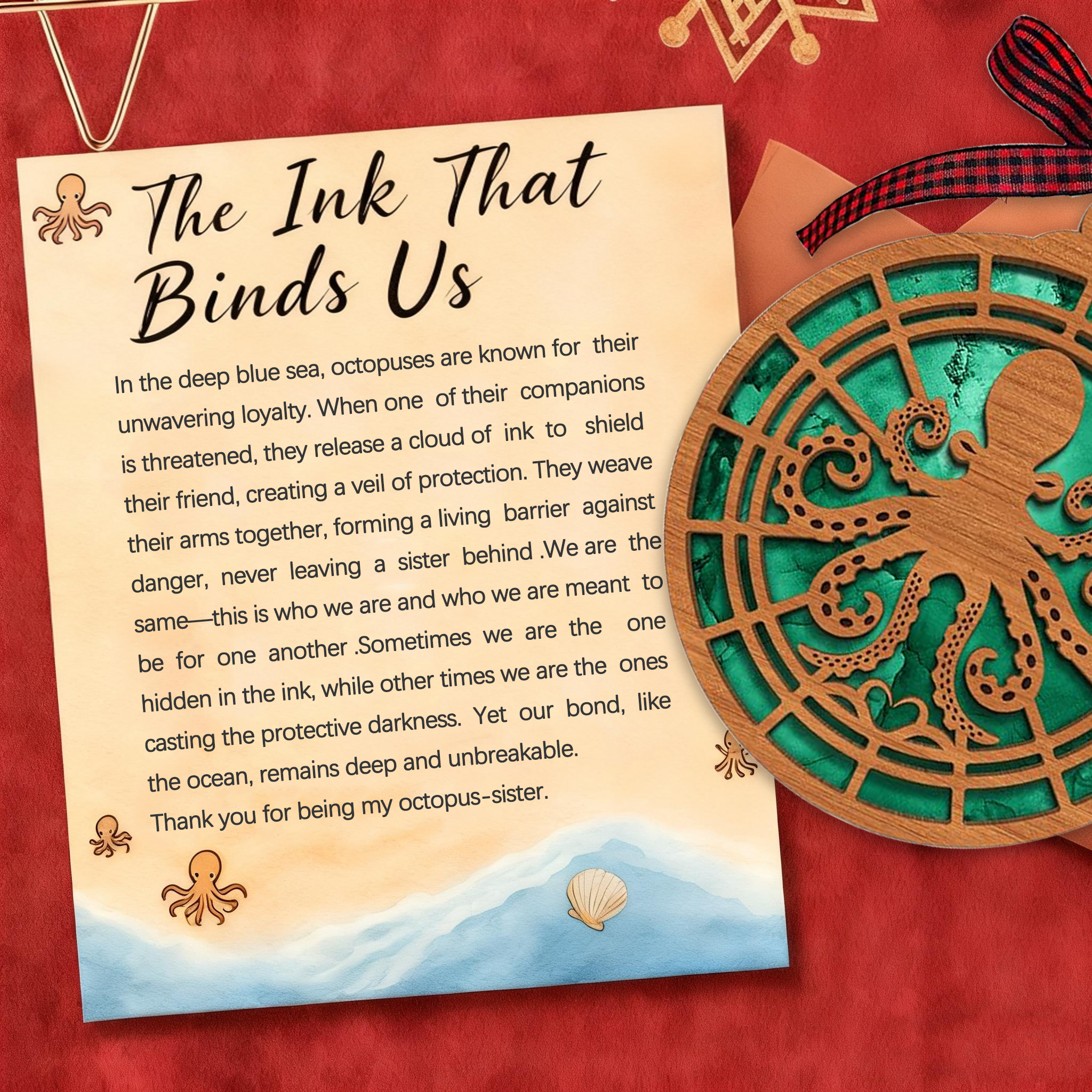 🔥HOT SALE 49% OFF - 🐙Octopus Sisterhood Ornament