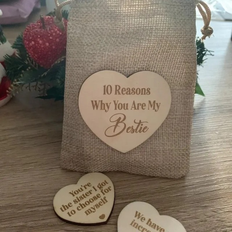 ✨Wooden Gift-10 Reasons Why You Are My Bestie