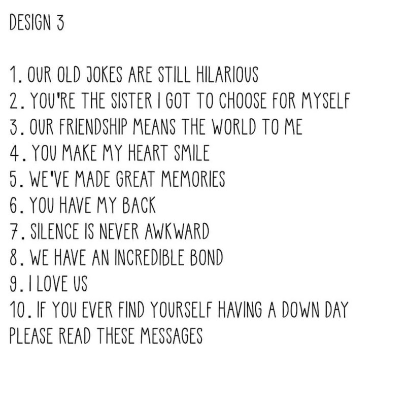 ✨Wooden Gift-10 Reasons Why You Are My Bestie