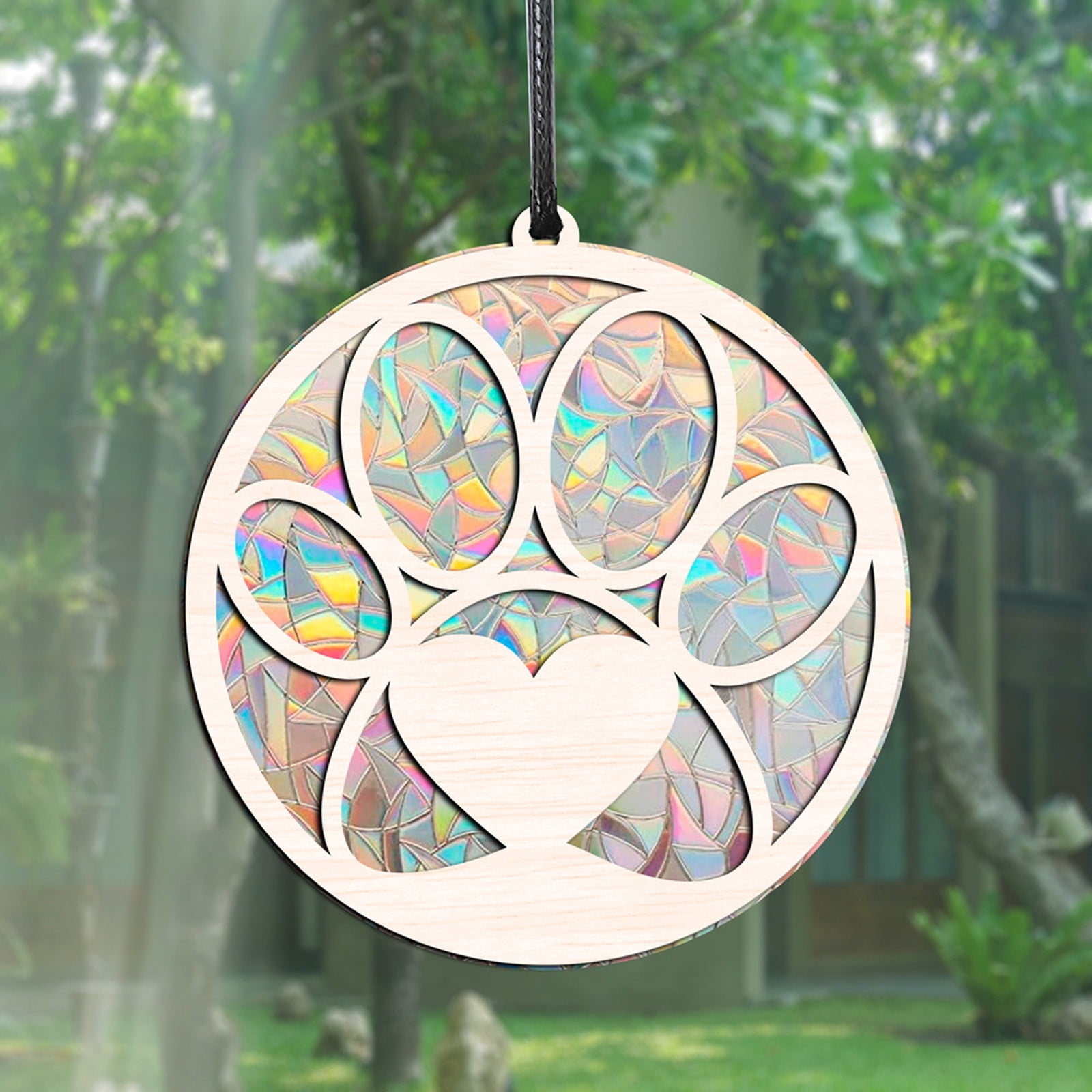 Pet Sun Catcher Wooden ornament