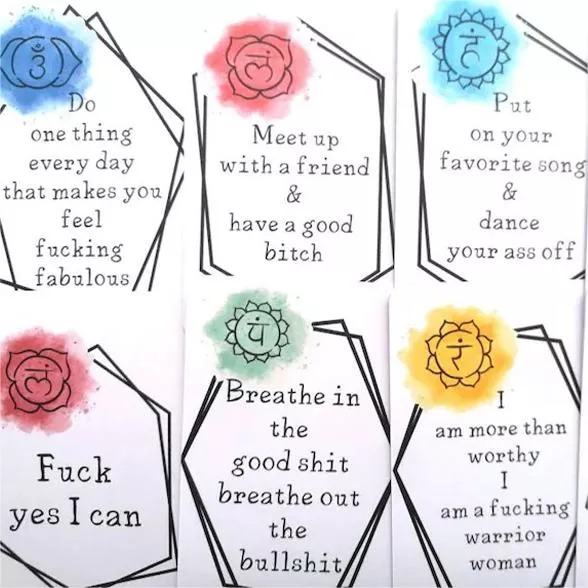 💟Funny Affirmation Card Gift With Storage Pouch💞