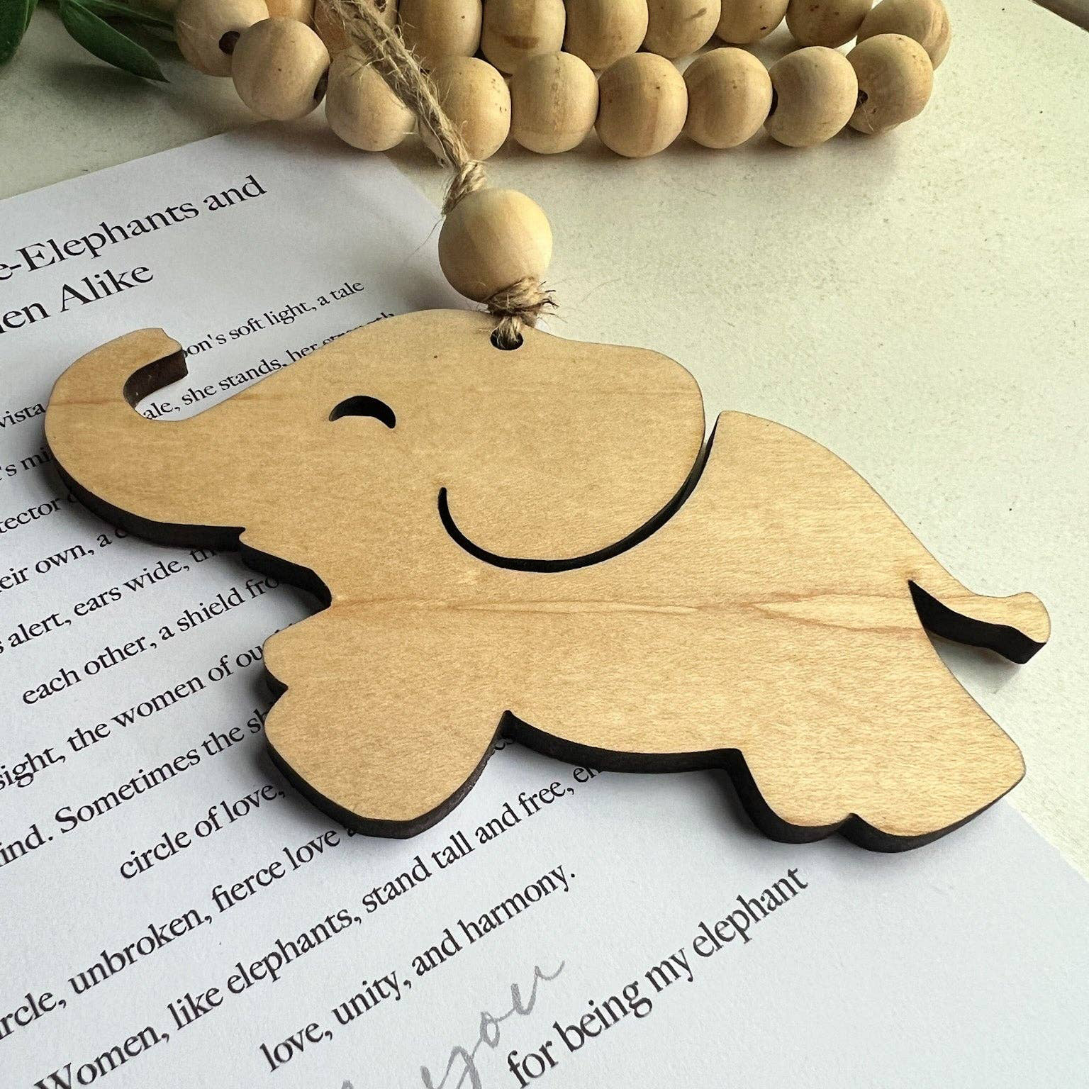 🐘Elephant Sisterhood & Friendship Ornament