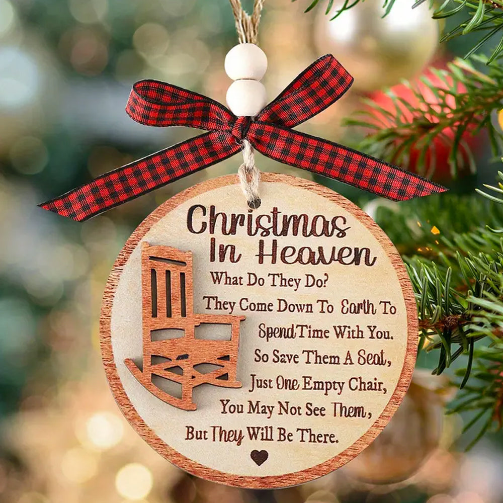 Christmas in Heaven Memorial Ornament