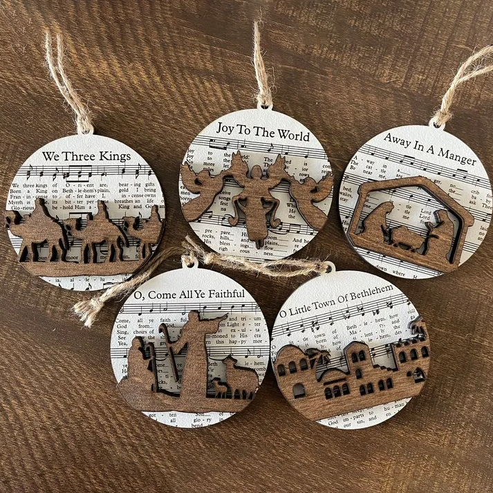 🔥Last Day Promotion 50% OFF🔥 - Music Sheet Nativity Ornament