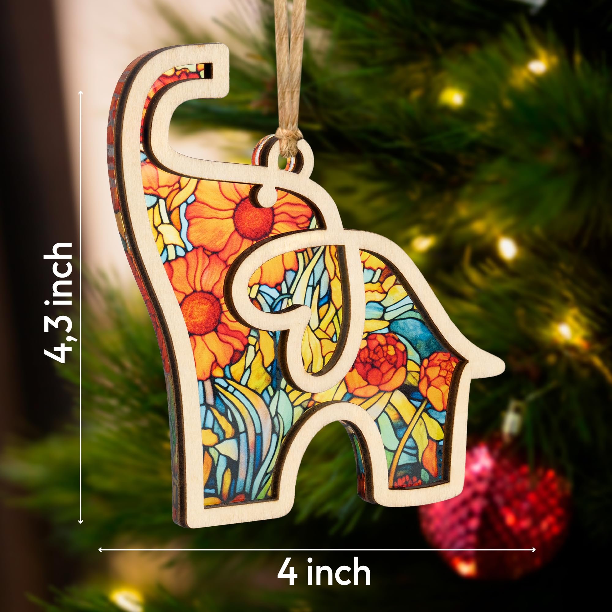 🐘Friendship gift • Friendship Elephant Ornament with Story Card💟