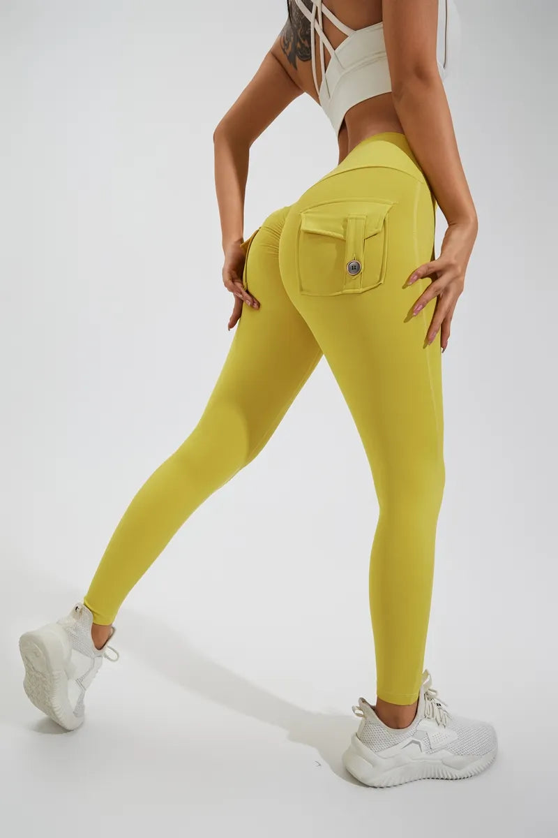 🔥Leggings with Pockets for Women High Waisted Yoga Workout
