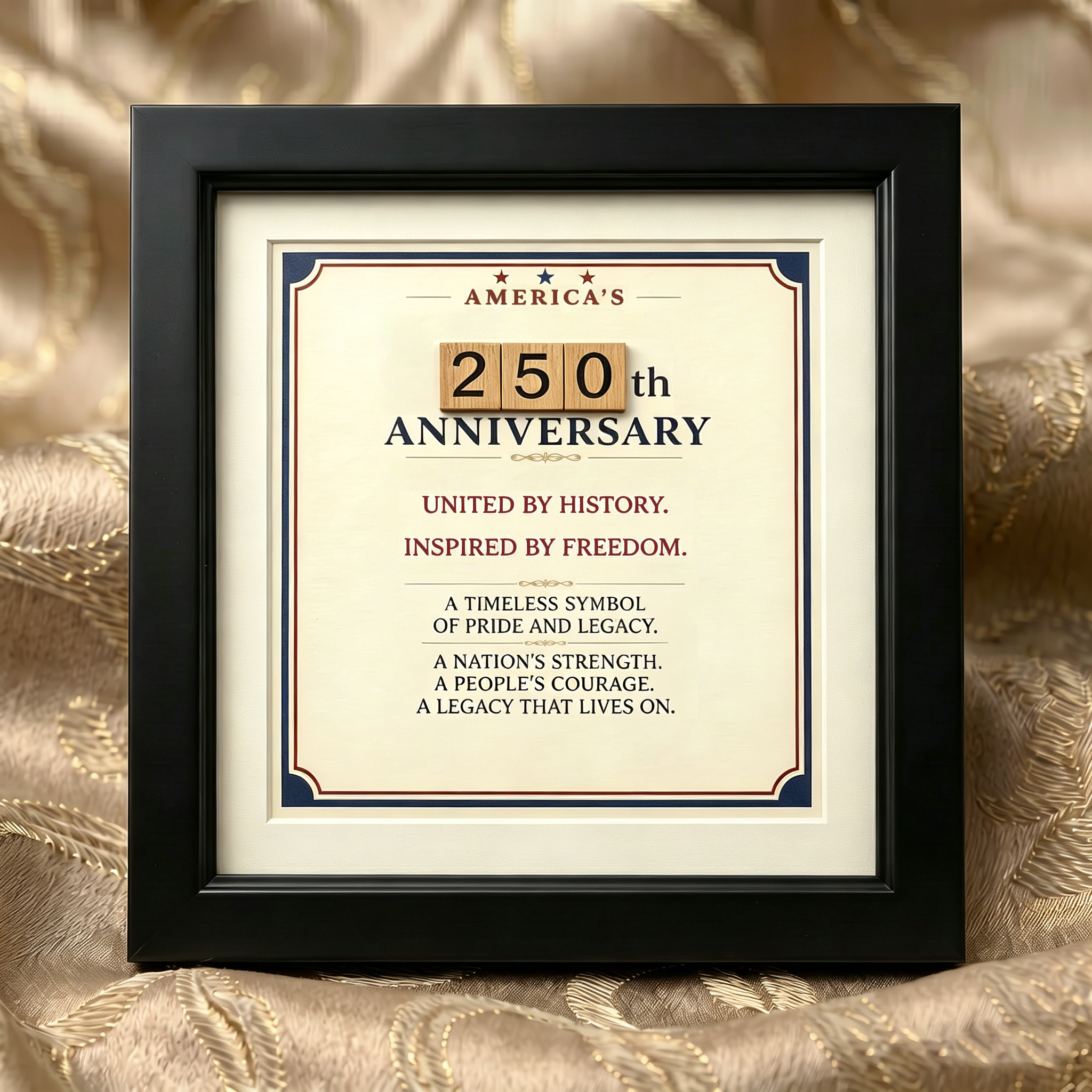 250th Anniversary  Frame