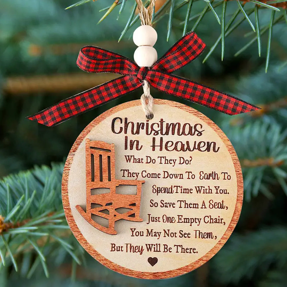 Christmas in Heaven Memorial Ornament