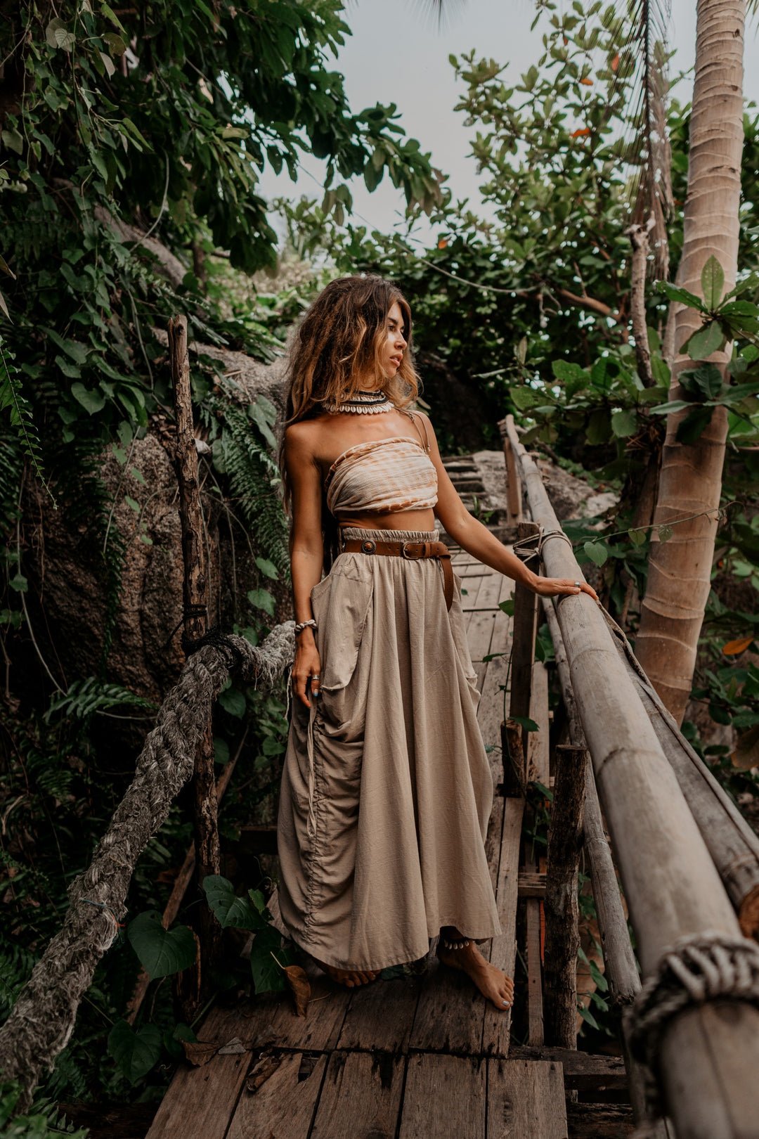 🔥Last Day Promotion 49% OFF - Maxi Boho Skirt with Pockets
