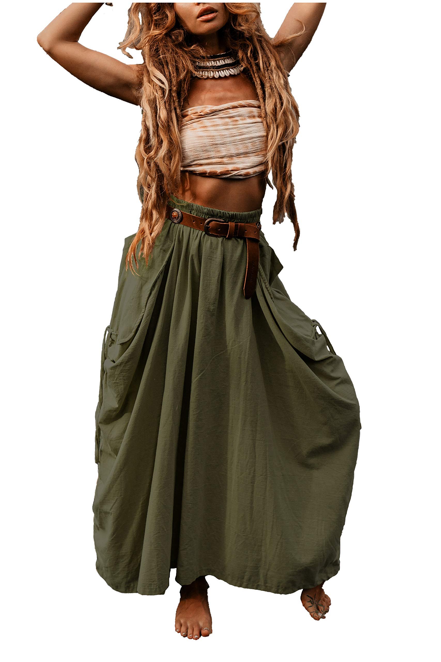 🔥Last Day Promotion 49% OFF - Maxi Boho Skirt with Pockets