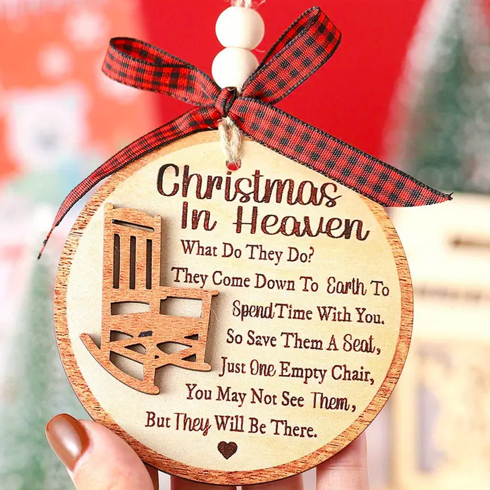Christmas in Heaven Memorial Ornament