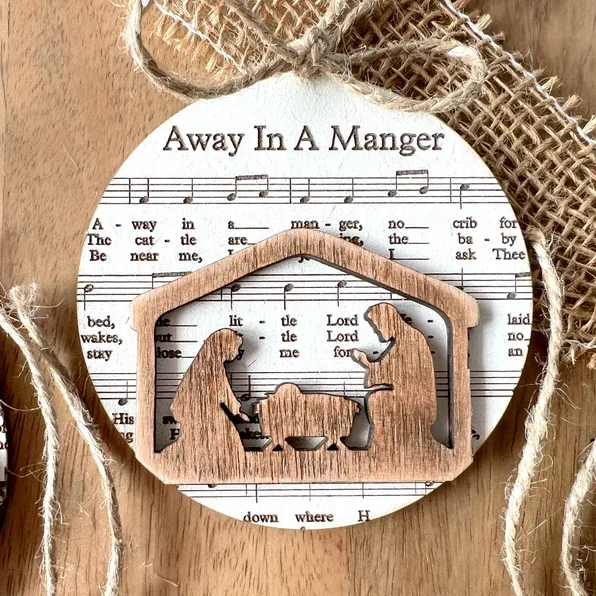 🔥Last Day Promotion 50% OFF🔥 - Music Sheet Nativity Ornament