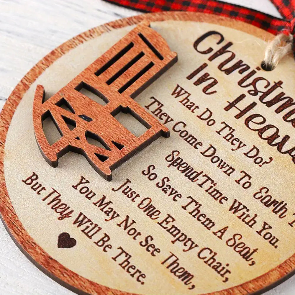 Christmas in Heaven Memorial Ornament