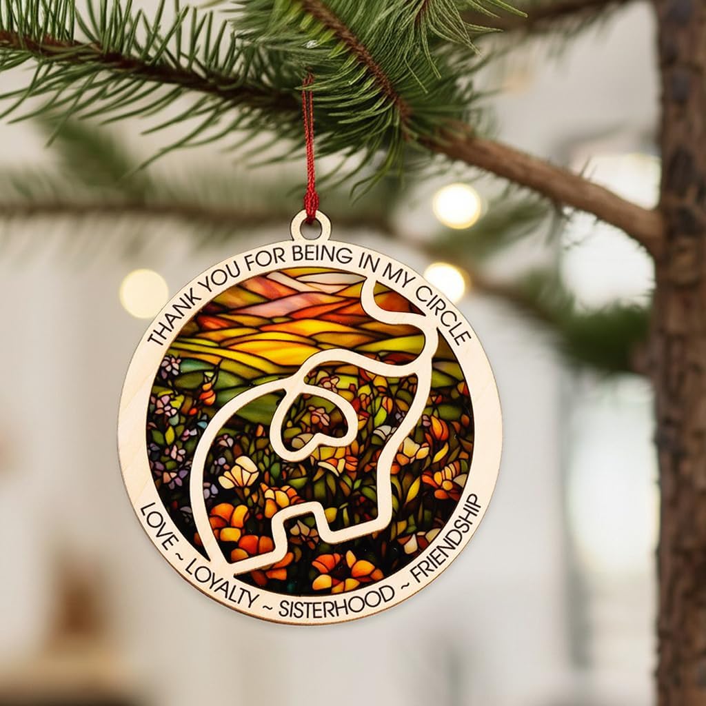 🐘Suncatcher Elephant Decor with Card • Friendship Gifts