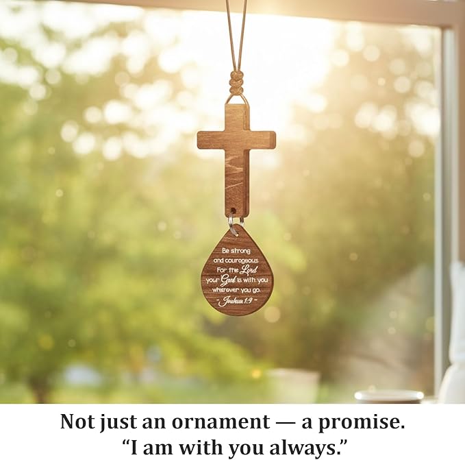 Cross Bible Ornament w/Story Card