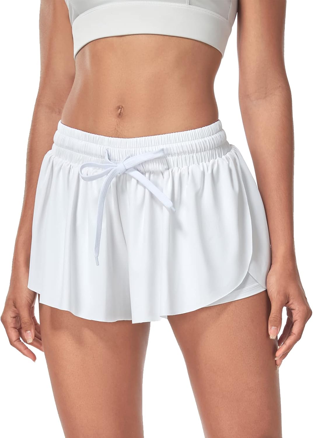 Butterfly Shorts 2 in 1 Flowy Fitness Yoga Shorts for Women
