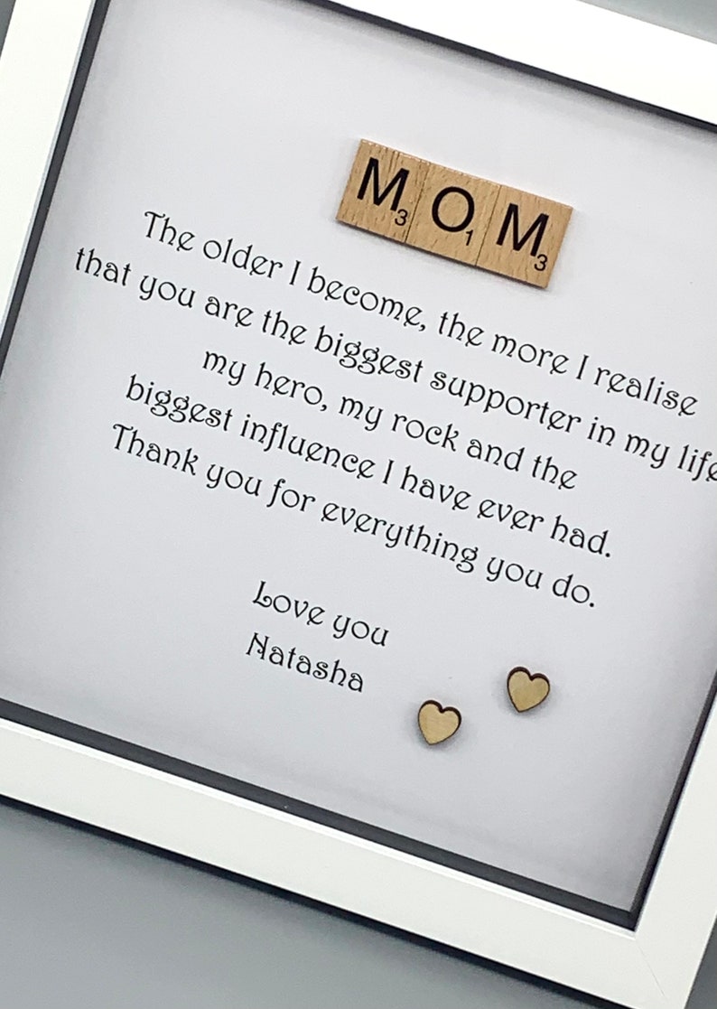 个性化妈妈诗歌相框照片 &ndash; 母亲节礼物 图片 6