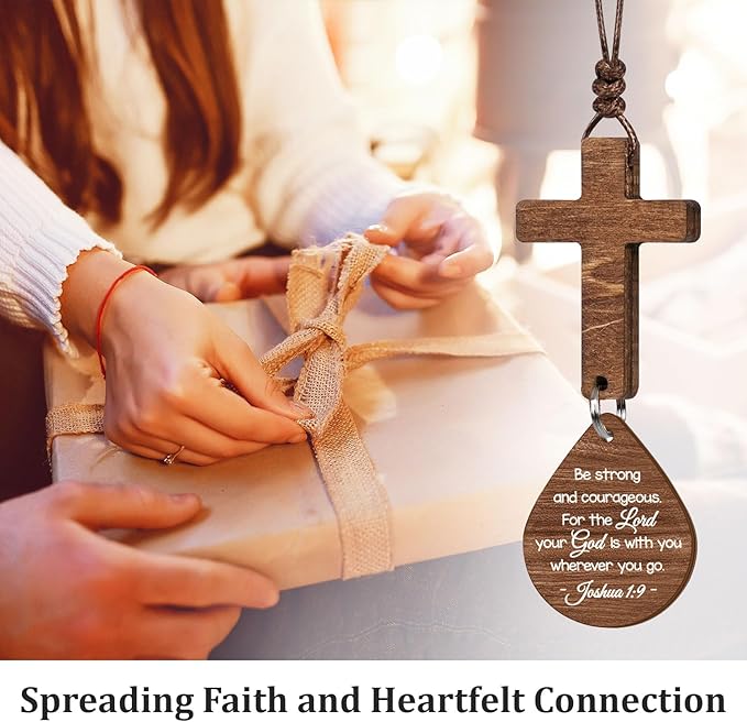 Cross Bible Ornament w/Story Card