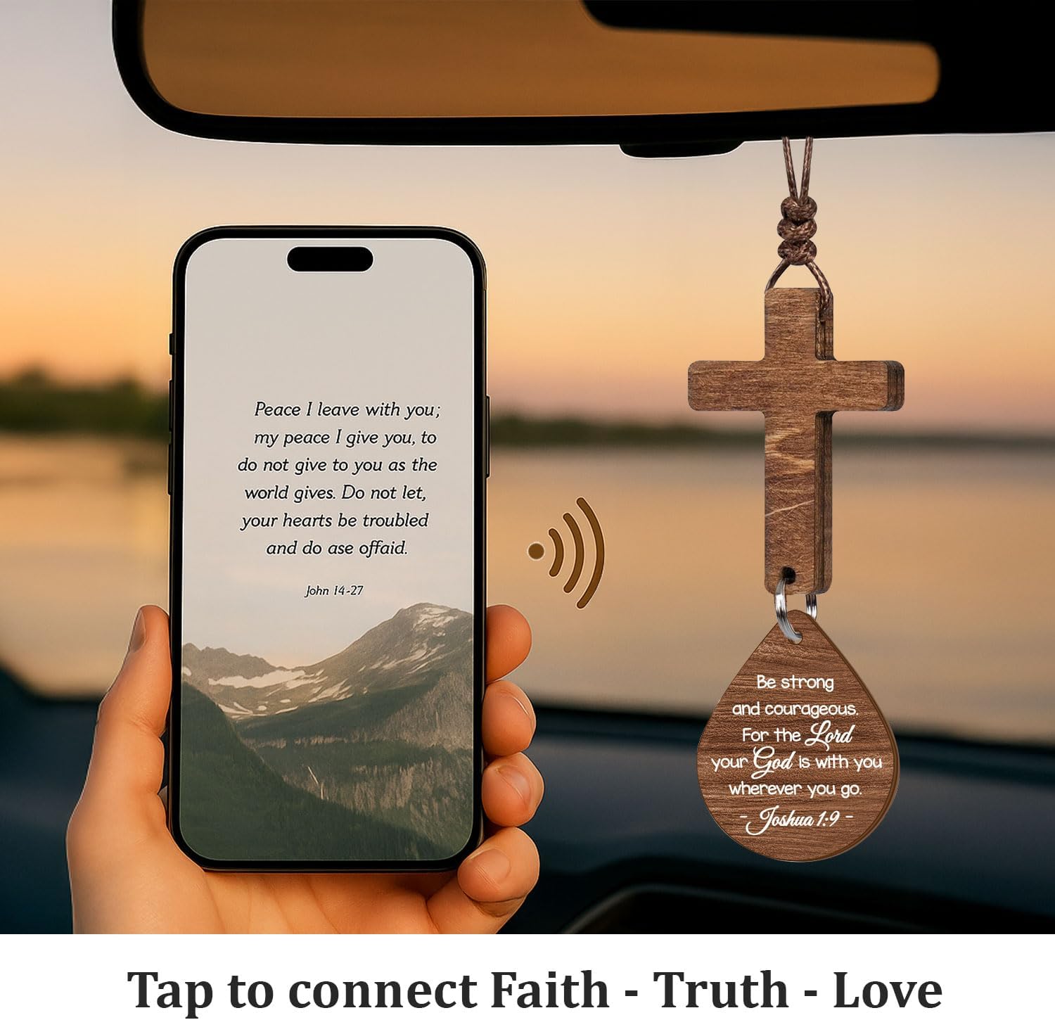 Cross Bible Ornament w/Story Card