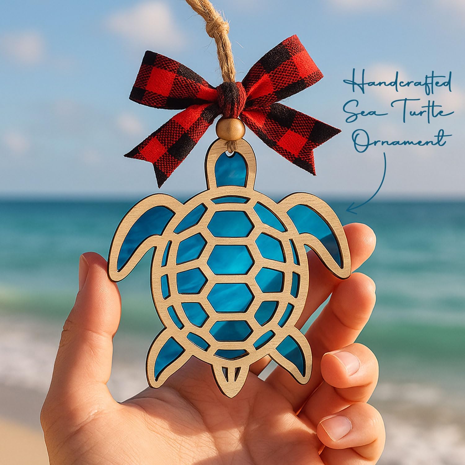 🐢Sea Turtle Suncatcher Ornaments with Story Card