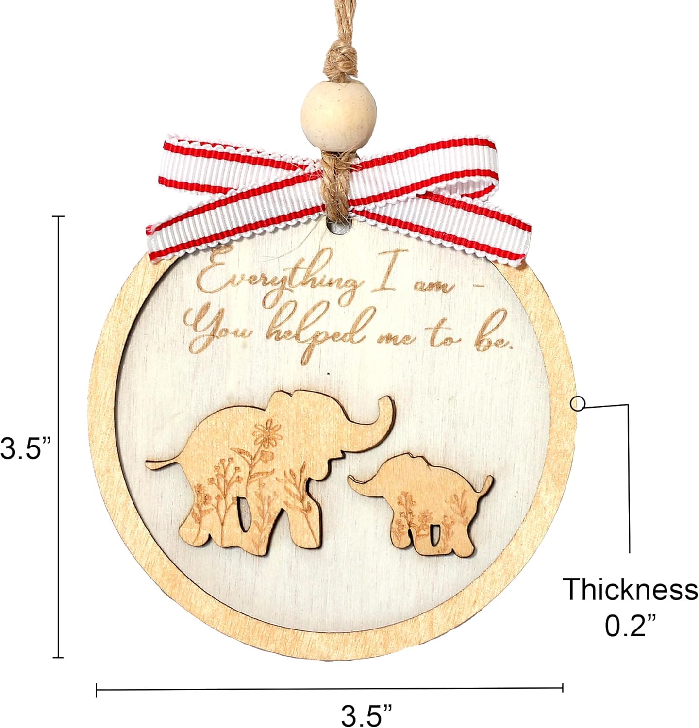 🐘Motherhood Elephant Ornament- Thank You Gifts for Mom