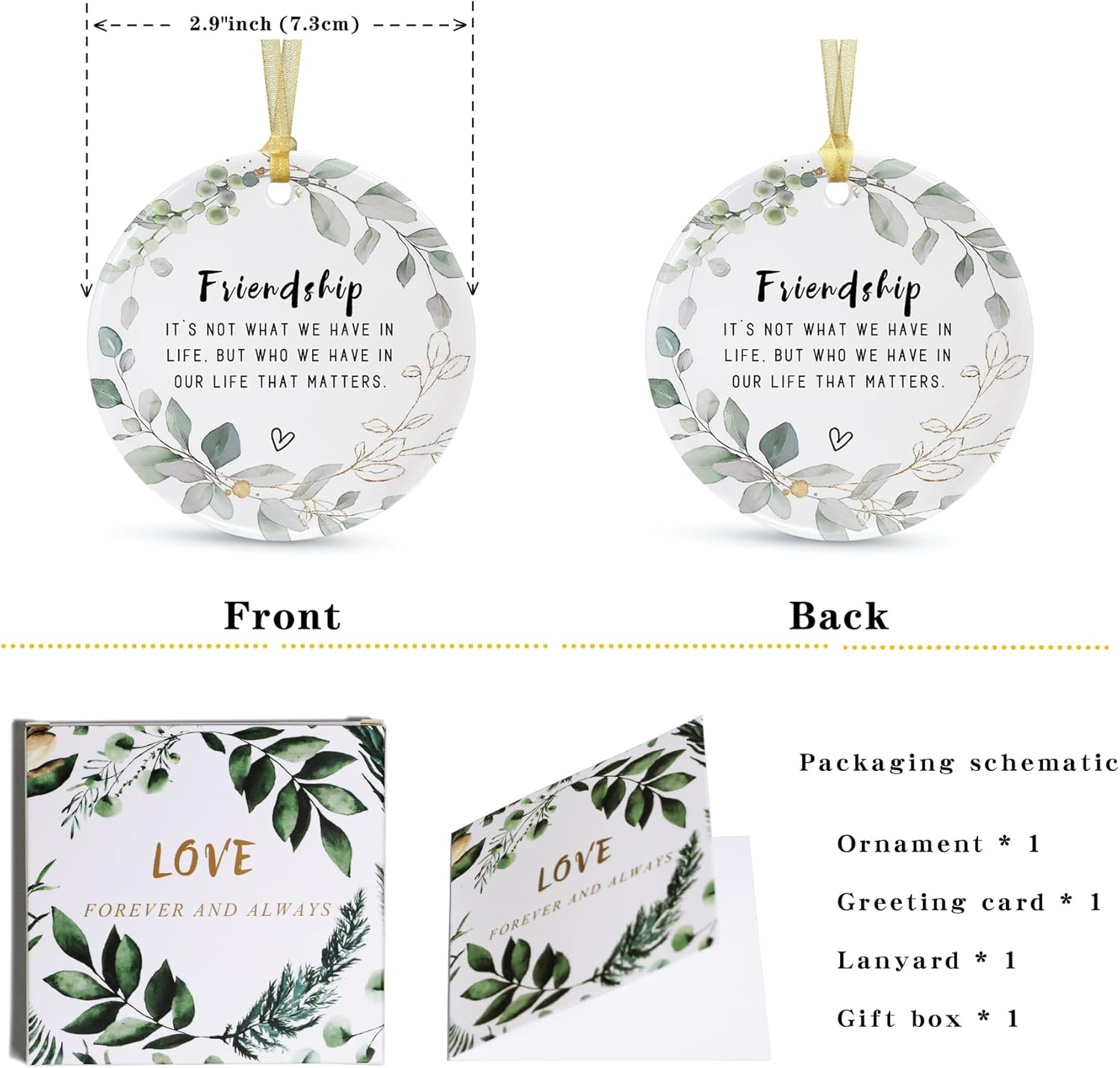 Friendship Ornaments Gift 2025