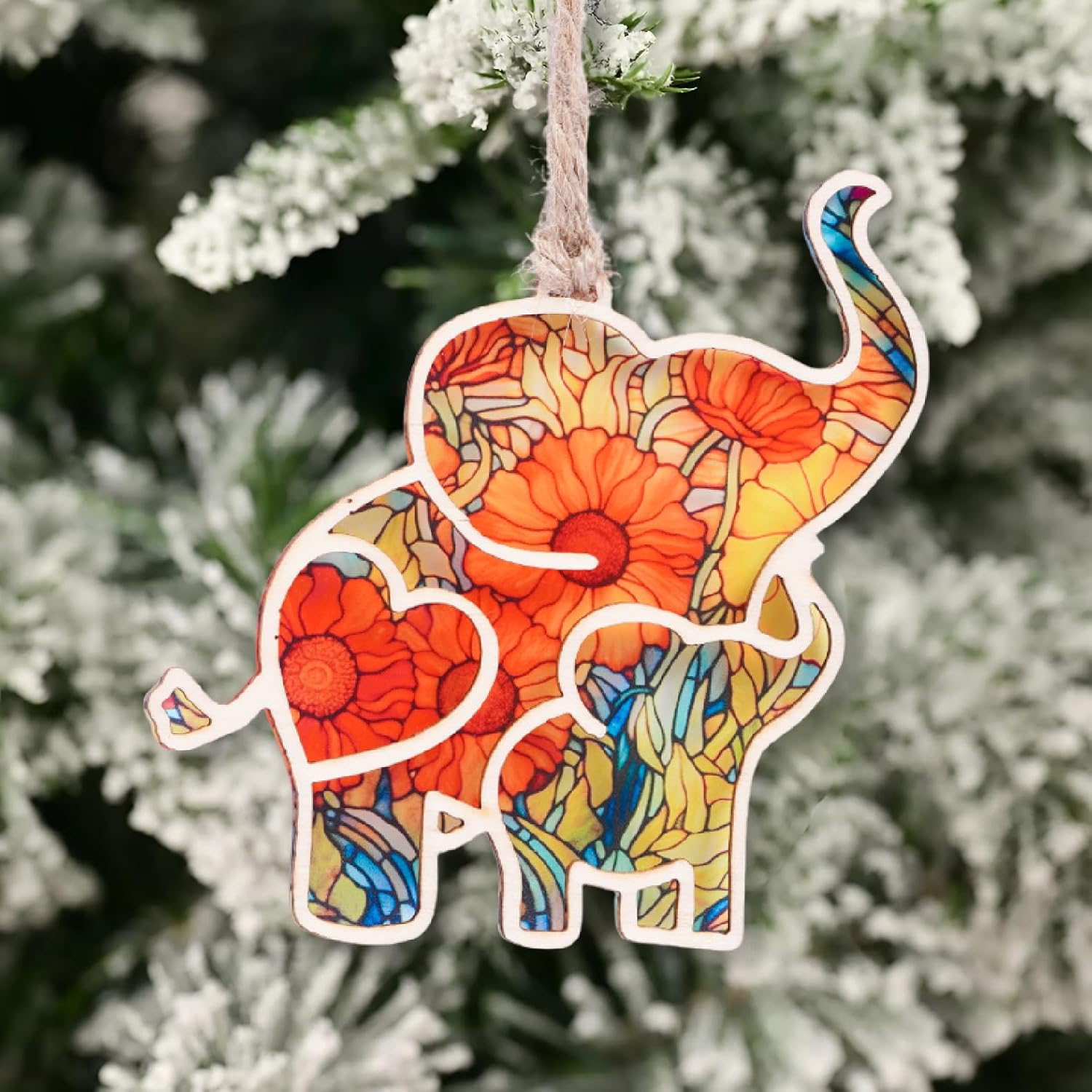 Elephant Friendship Ornament with Story Card - Gifts for Women’s Tribes