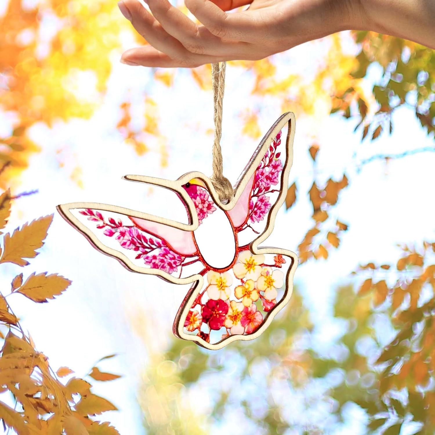 Hummingbird Ornament Decor with Story Card