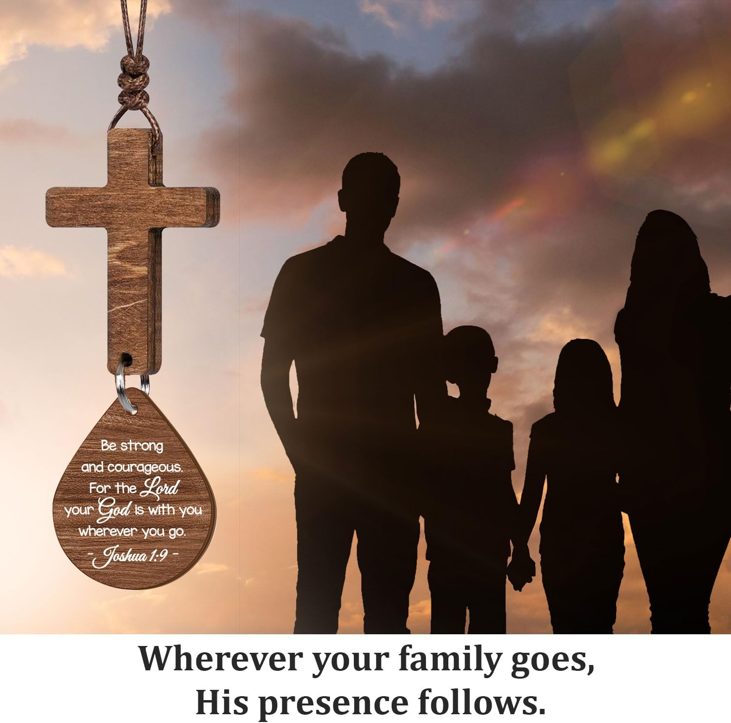 Cross Bible Ornament w/Story Card