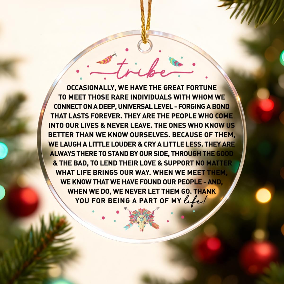 Tribe Friendship Ornament