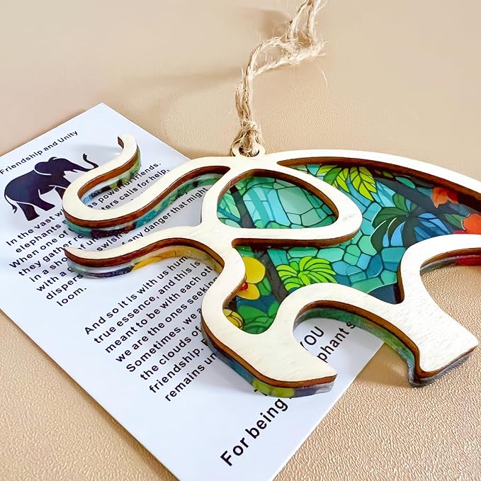 Elephant Gifts for Women with Story Card