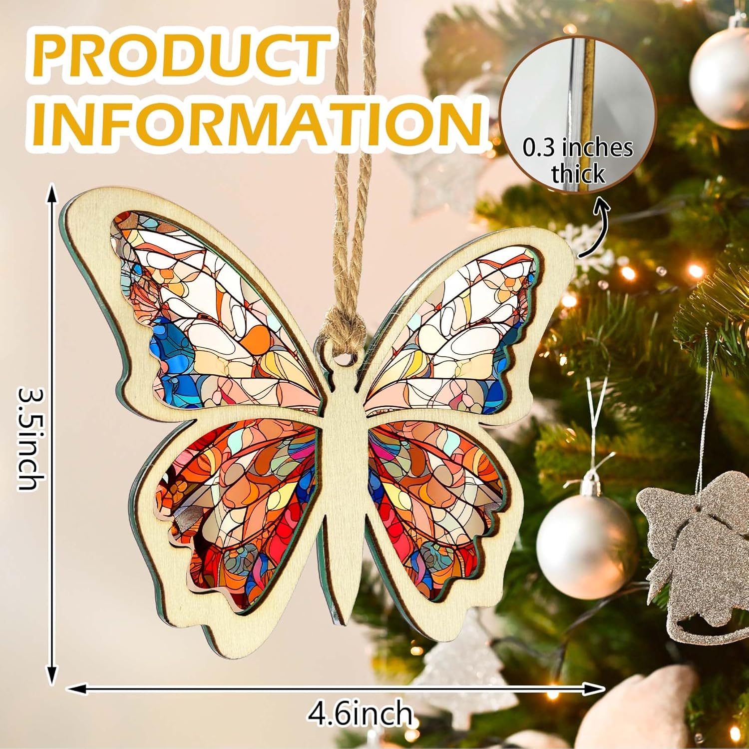 Friendship Butterfly Ornament with Story Card - Friend Gifts