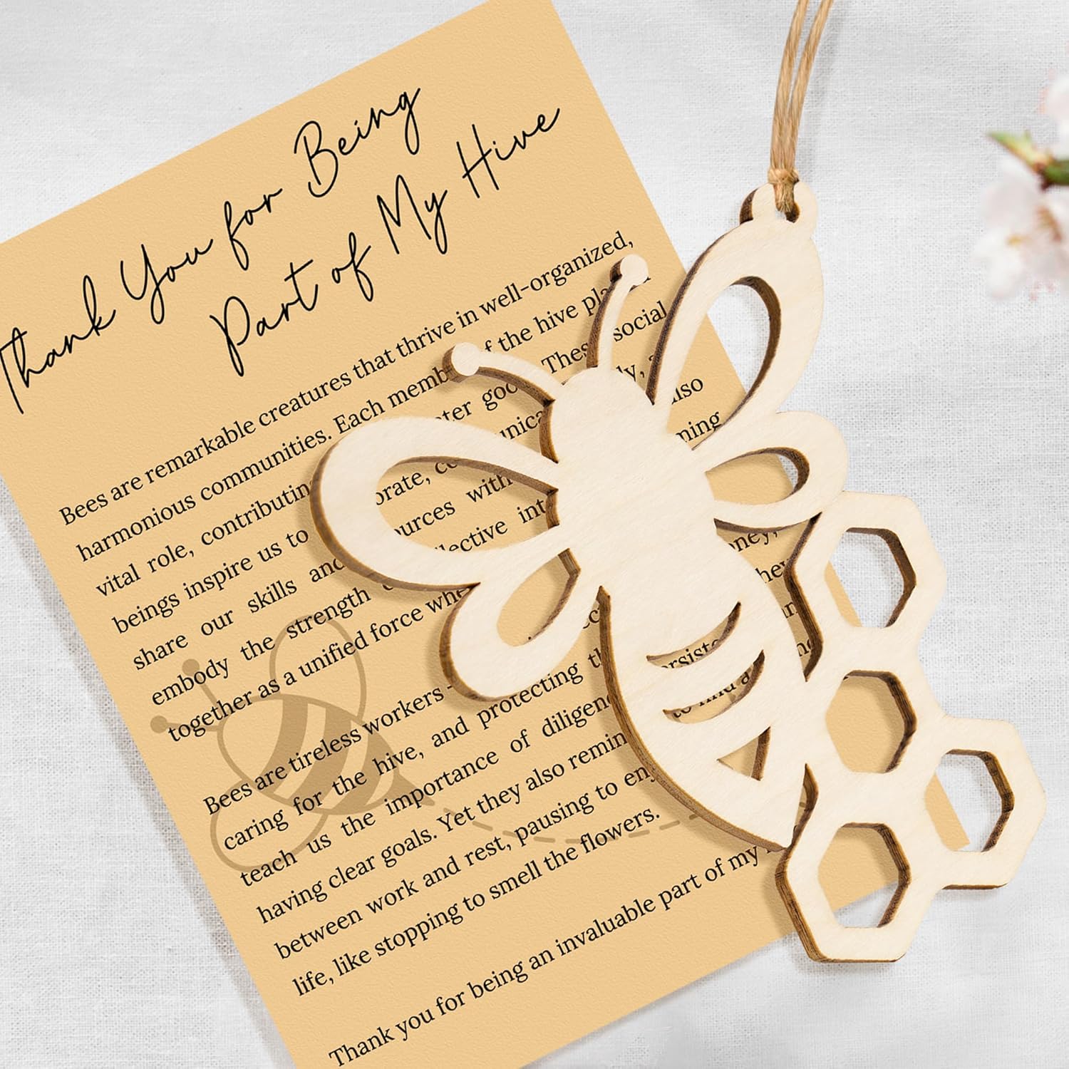 🐝Wooden Bee Ornaments-Coworker Ornament
