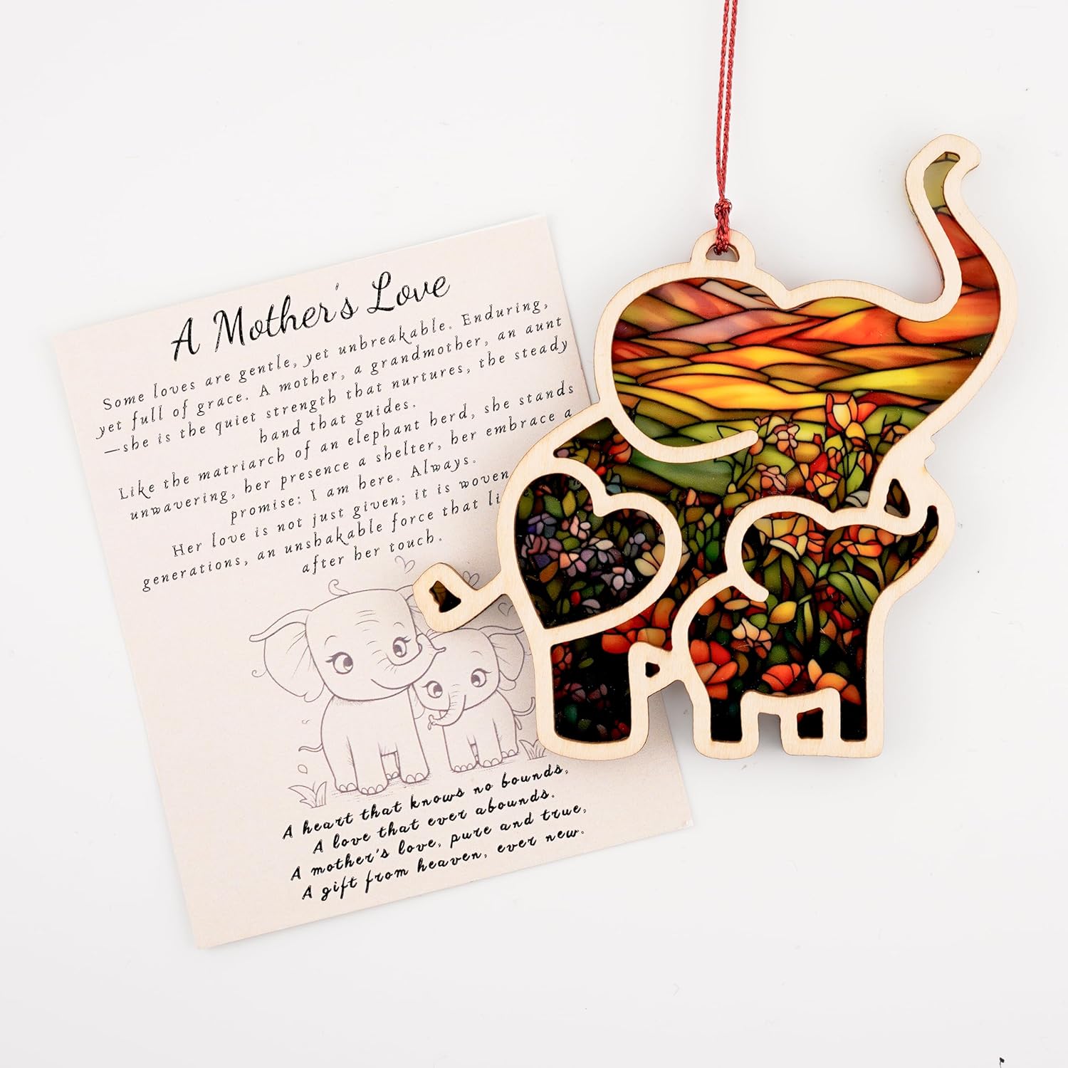 🐘Elephant Mothers Day Card •  Elephant Gifts for Mom